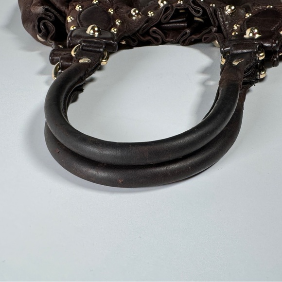 Gucci Guccissima Pelham Leather Studded Large Shoulder Bag - Picture 11 of 15